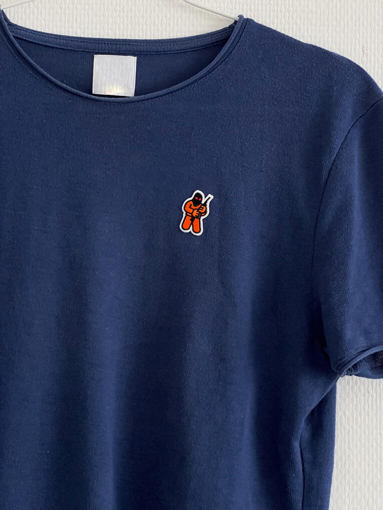 Tee-shirt bleu RIBELU