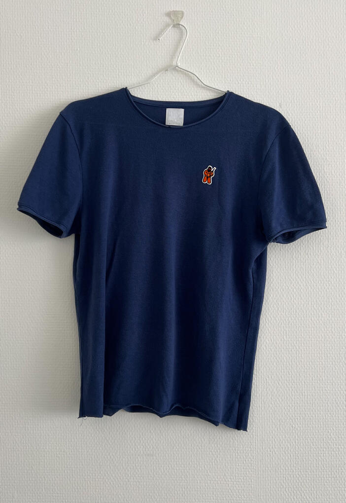 Tee-shirt bleu RIBELU