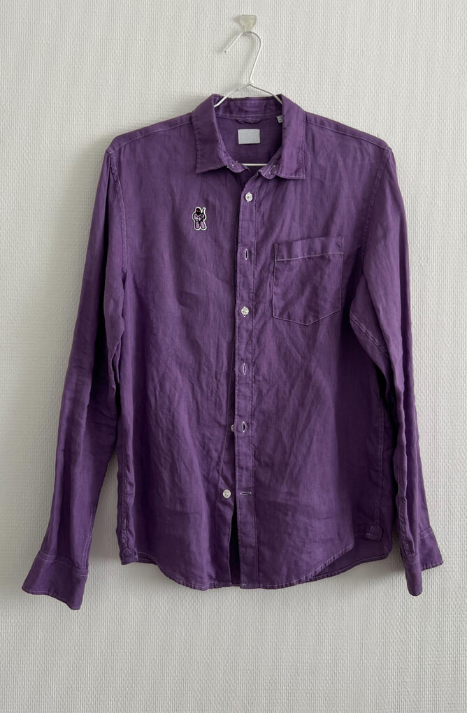 Chemise Lin violet RIBELU