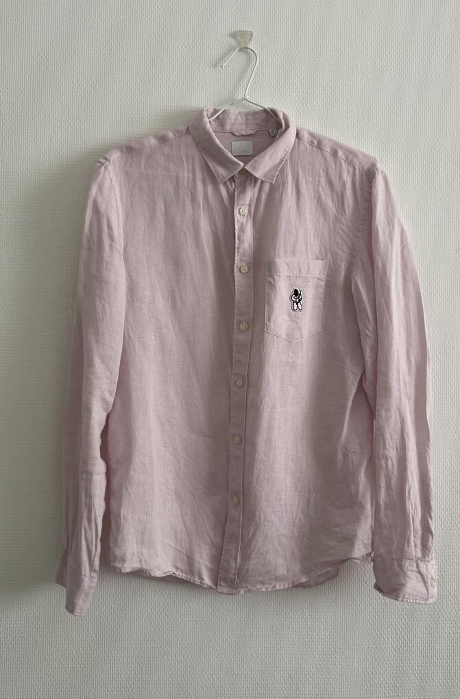 Chemise Lin rose RIBELU